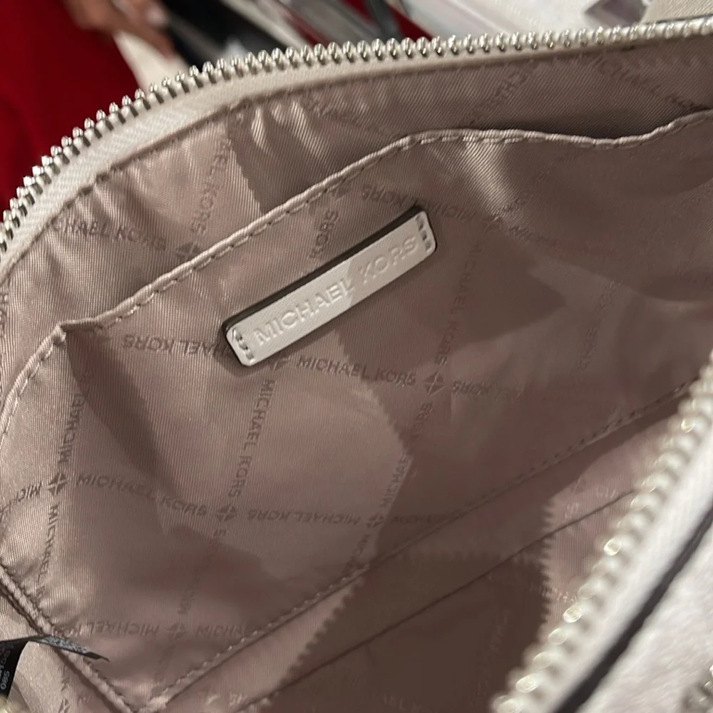 Michael Kors Jet Set Signature Logo Crossbody Bag with Case  Apple Airpods Pro®